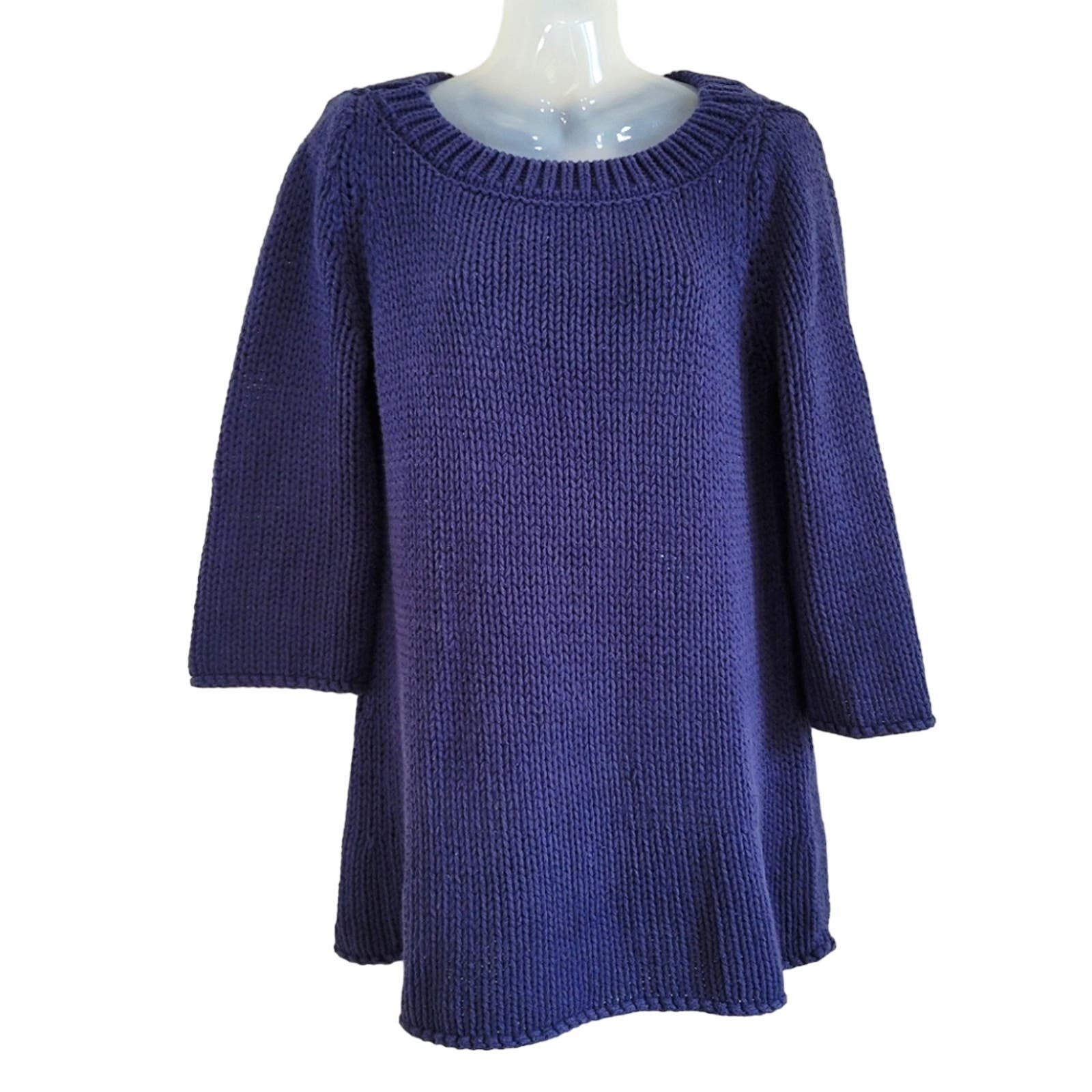 Discounted Soft Surroundings Open Loose Chunky Knit Swe