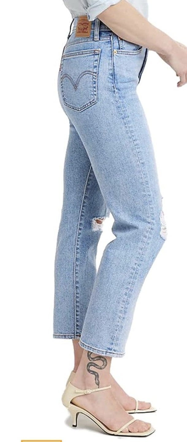 Promotions  Levi´s high rise wedgie fit straight leg button fly size 28W 28L HZdakmHAK Cool