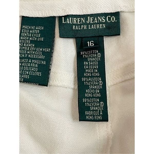 where to buy  Lauren Ralph Lauren white denim jeans size 16 n3xgggatM Hot Sale