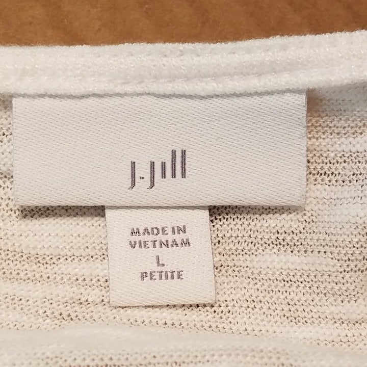 Beautiful J.Jill Linen Blend Pullover Blouse Size L Petite HYkBJpPaO Online Shop