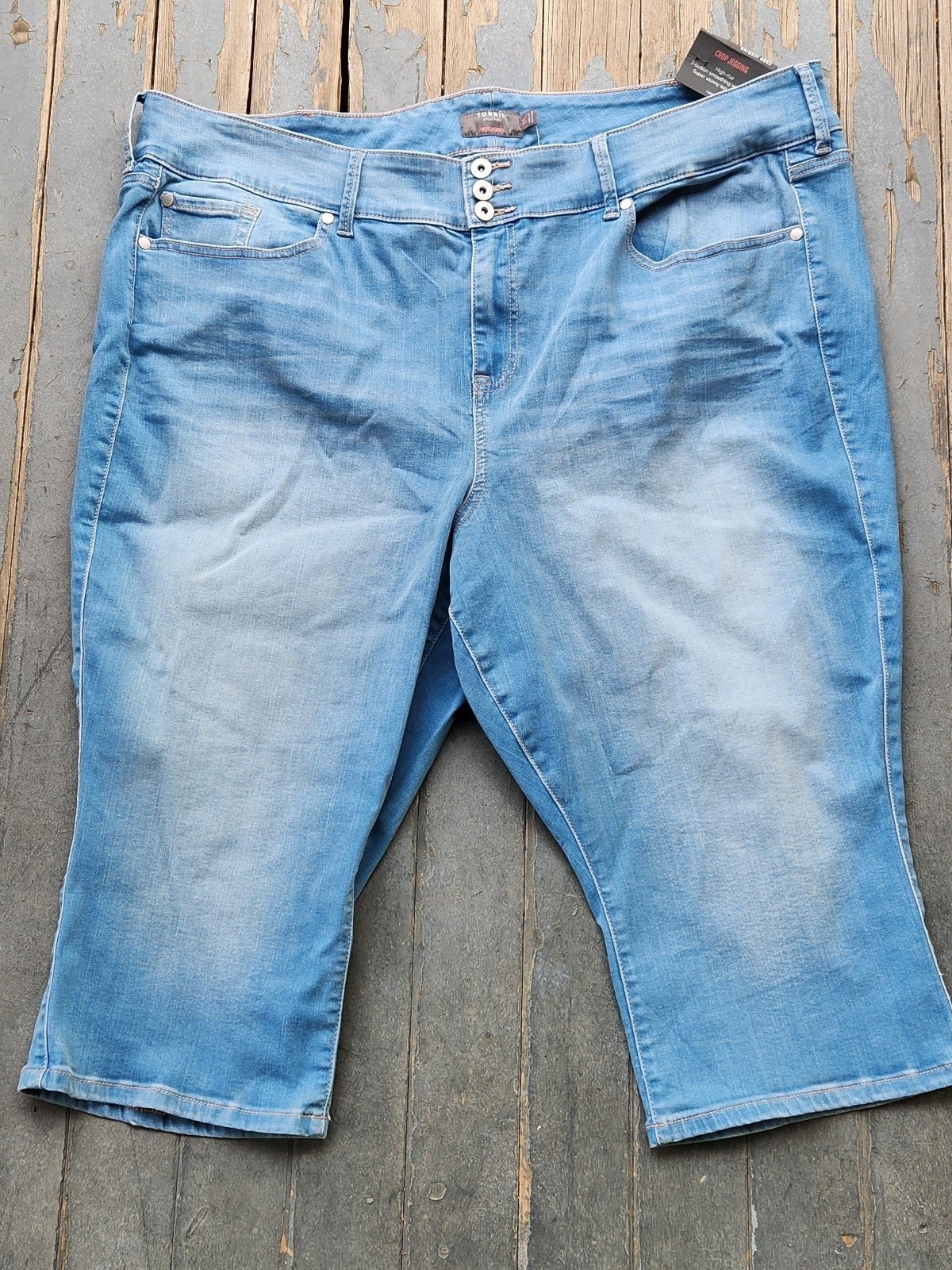 High quality Torrid crop jean leggins size 28 FssIhlBP2