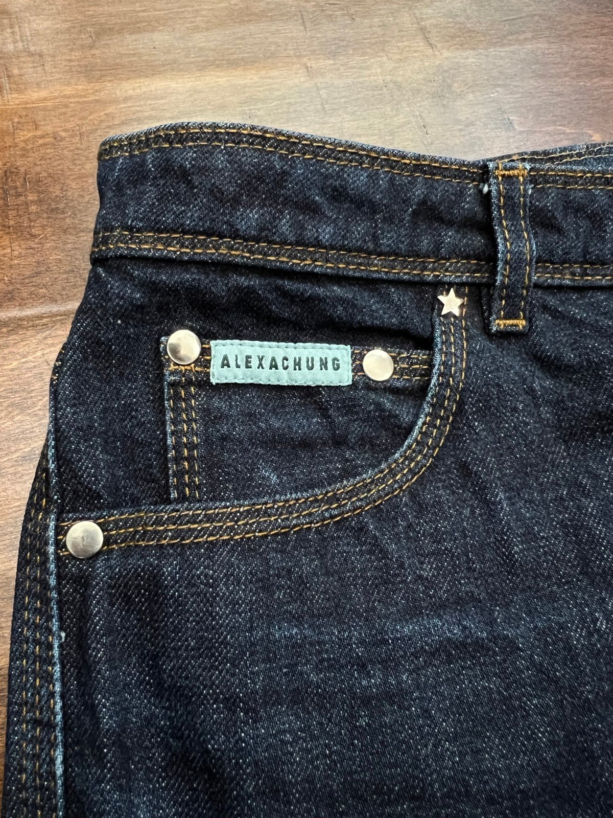 Personality ALEXACHUNG Jeans Undone Frayed Luxury Italy Designer Denim Streetwear mkge7J5pJ just buy it