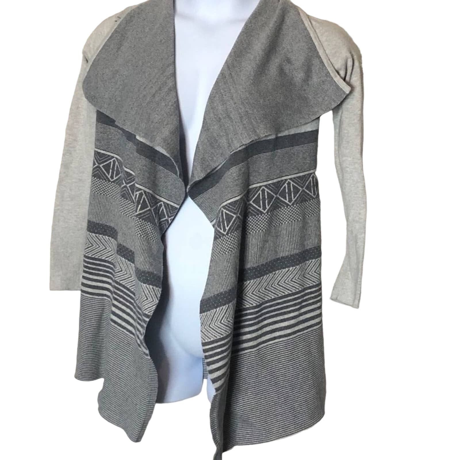 Special offer  Anthropologie ruby moon Grey Drape Open Front Cardigan size Medium I7PP9HkqN Cool